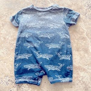 Whale Baby Romper